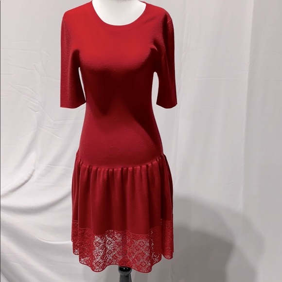 Louis Vuitton- red dress - Picture 1 of 6